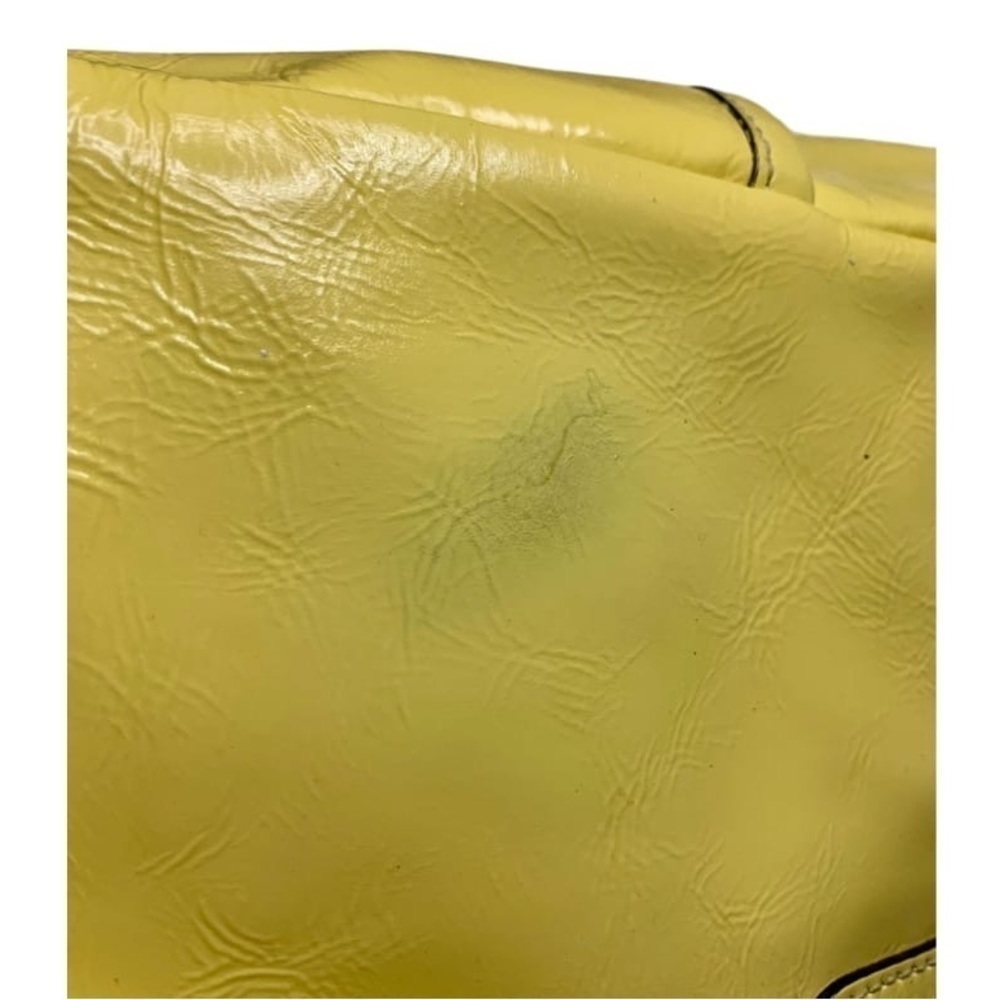 COACH Patent Yellow Gallery Tote - Picture 6 of 12